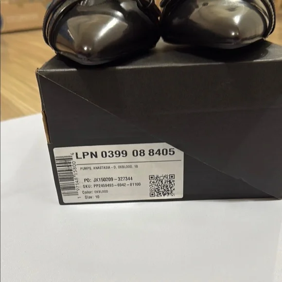 Shoe Dazzle Black Stiletto Heels with X-Strap Size 10 - Picture 11 of 11